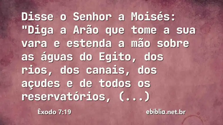 Êxodo 7:19