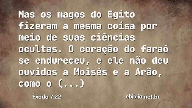 Êxodo 7:22