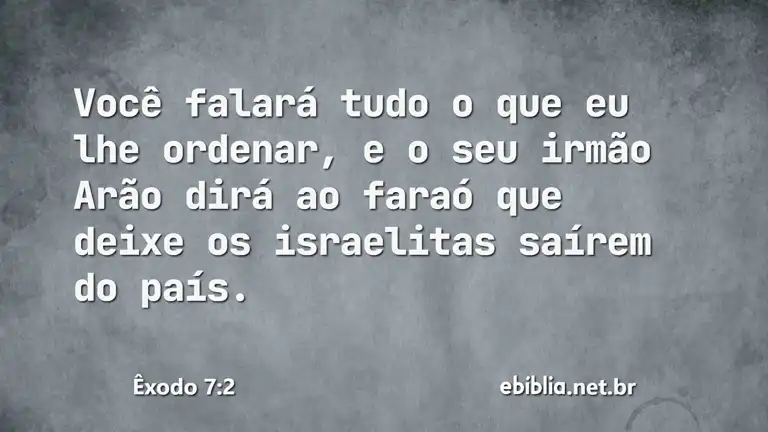 Êxodo 7:2