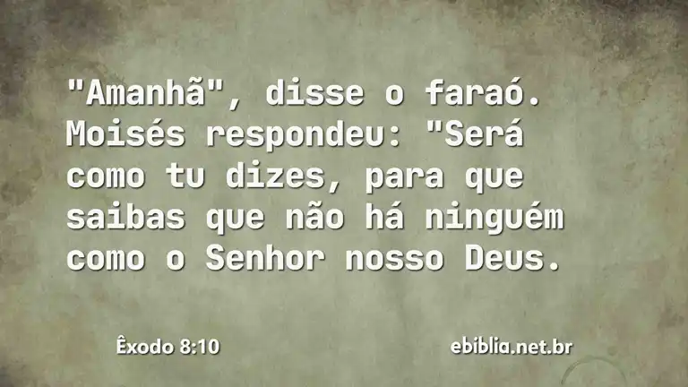 Êxodo 8:10