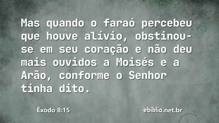 Êxodo 8:15