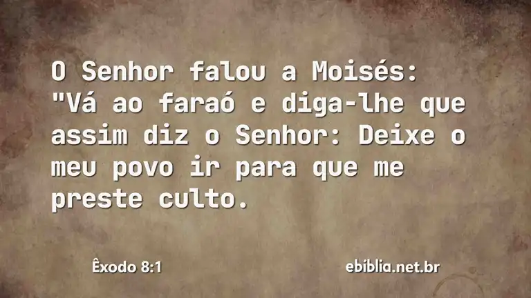 Êxodo 8:1