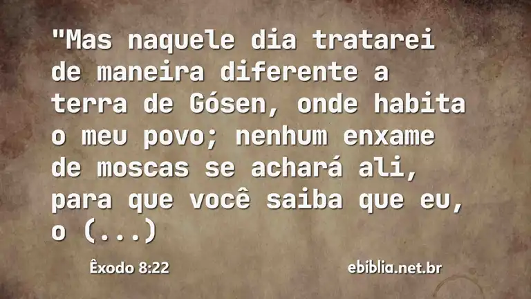 Êxodo 8:22