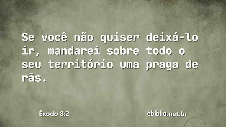 Êxodo 8:2