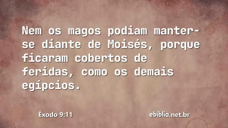 Êxodo 9:11