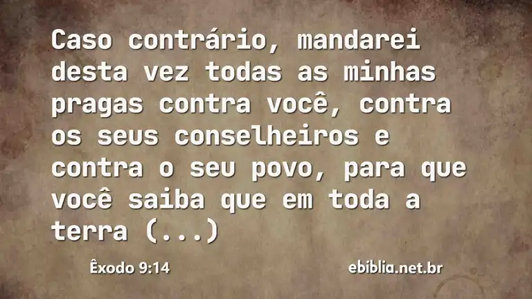 Êxodo 9:14