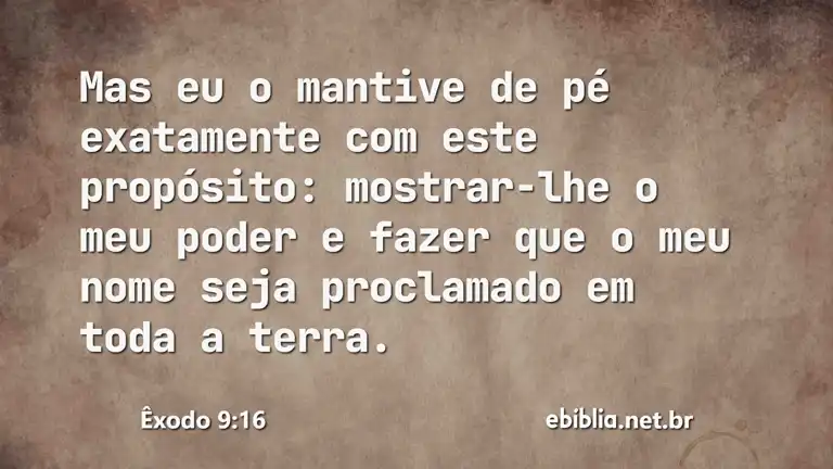 Êxodo 9:16