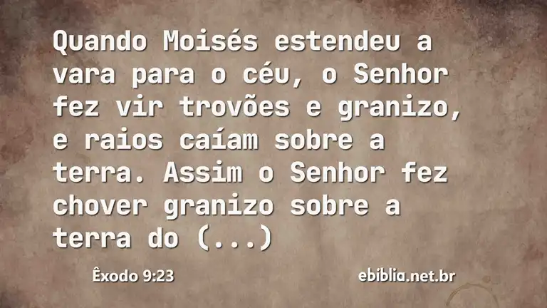 Êxodo 9:23