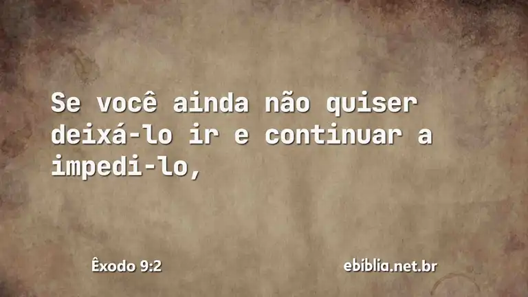 Êxodo 9:2