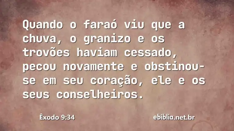 Êxodo 9:34