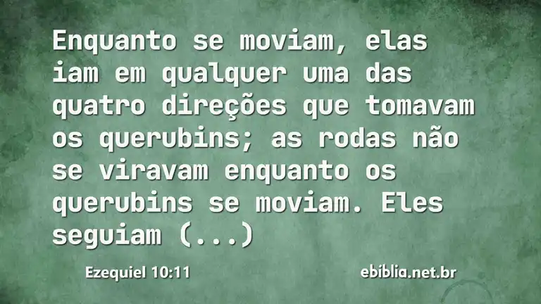 Ezequiel 10:11