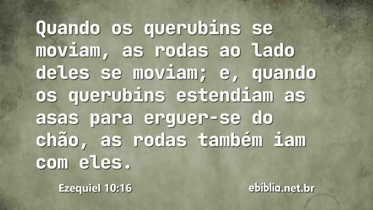 Ezequiel 10:16