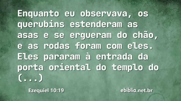 Ezequiel 10:19