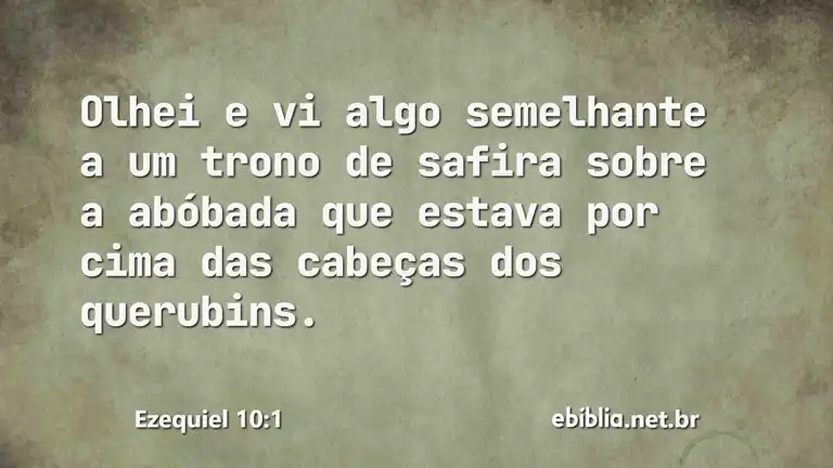 Ezequiel 10:1