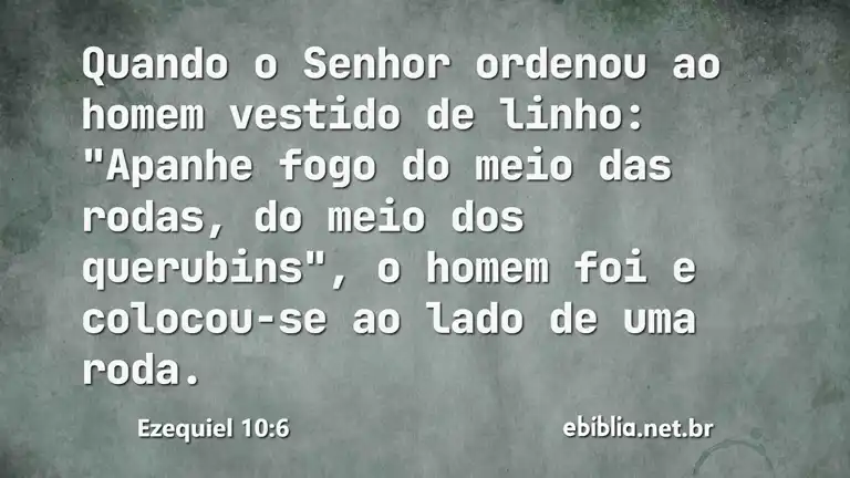 Ezequiel 10:6