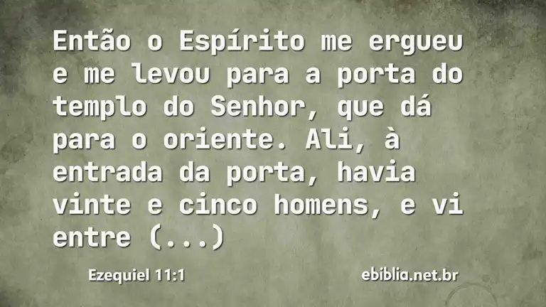 Ezequiel 11:1