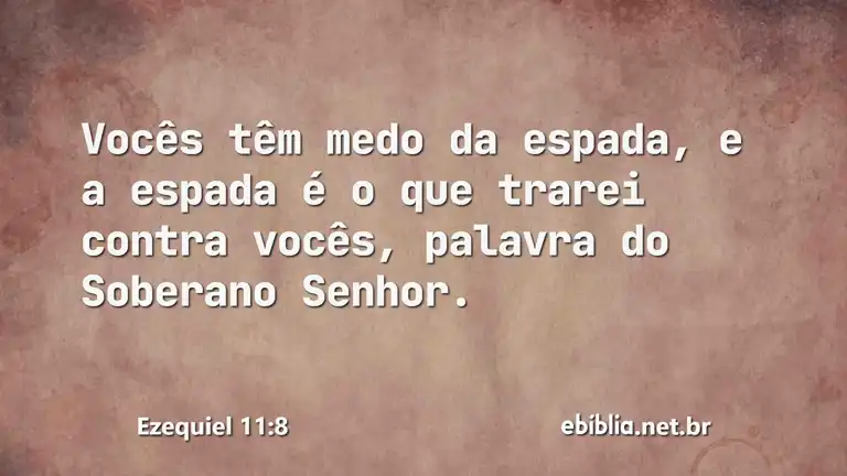 Ezequiel 11:8