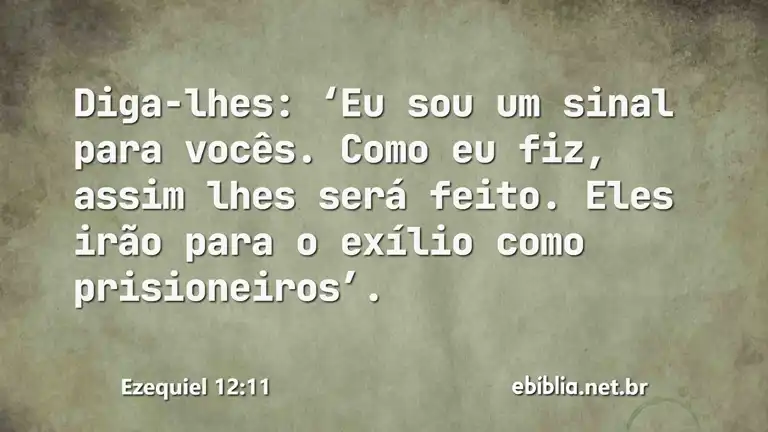 Ezequiel 12:11