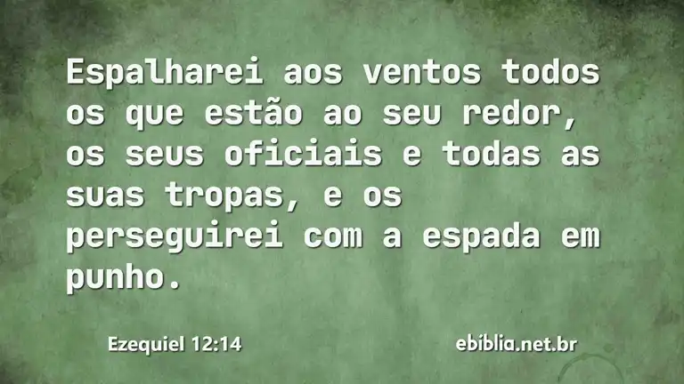 Ezequiel 12:14