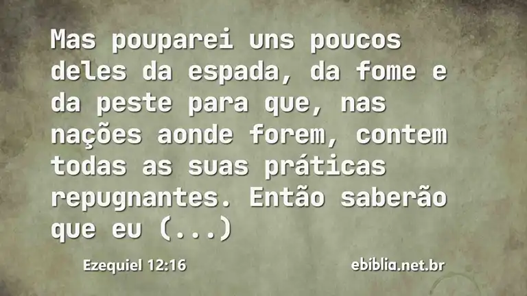 Ezequiel 12:16