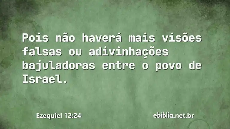 Ezequiel 12:24