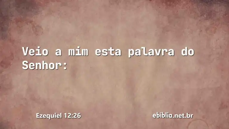 Ezequiel 12:26