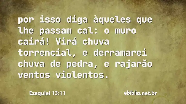 Ezequiel 13:11