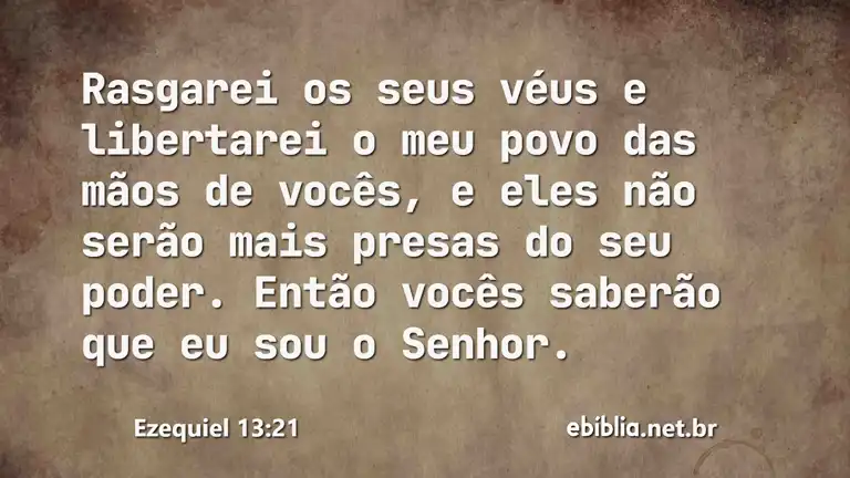 Ezequiel 13:21