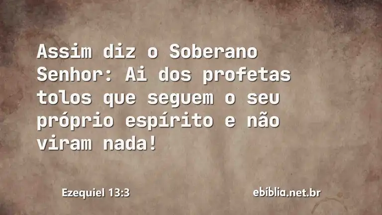 Ezequiel 13:3