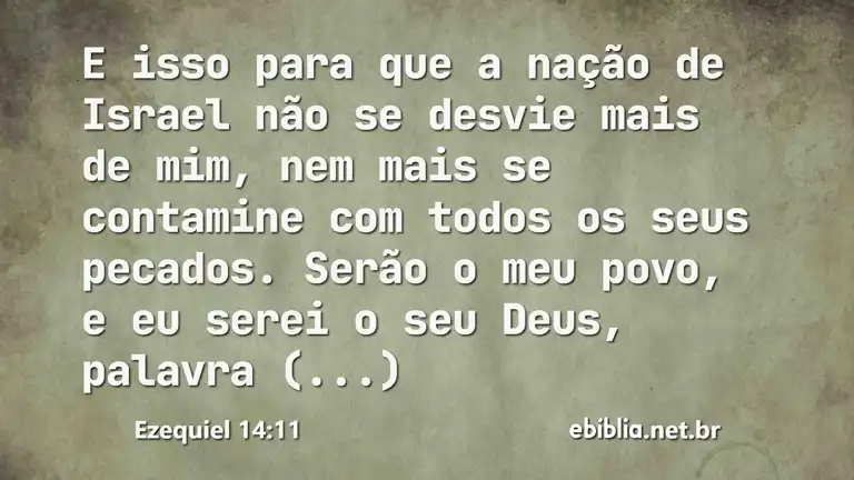 Ezequiel 14:11