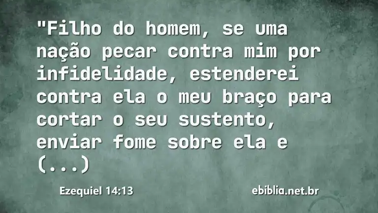 Ezequiel 14:13