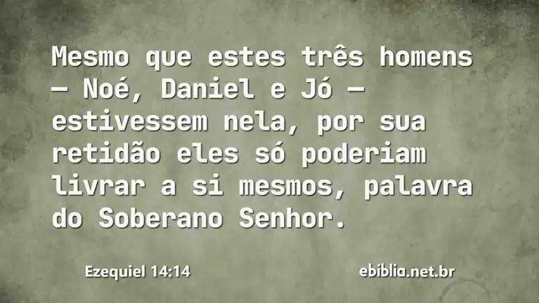 Ezequiel 14:14