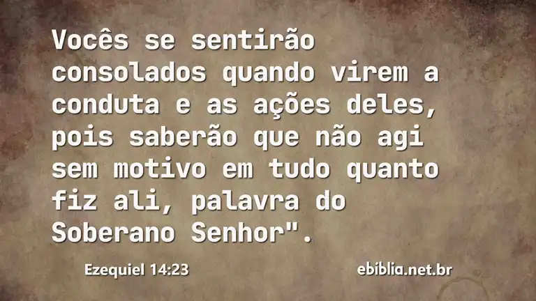 Ezequiel 14:23