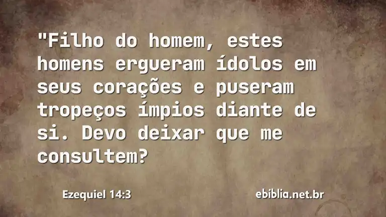 Ezequiel 14:3