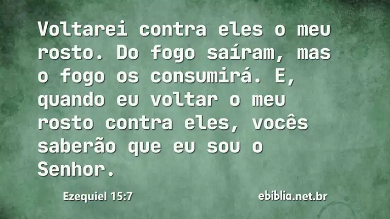 Ezequiel 15:7