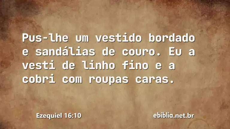 Ezequiel 16:10