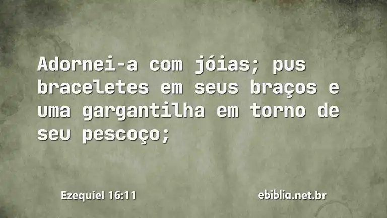 Ezequiel 16:11