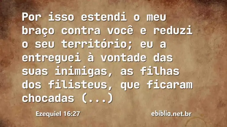 Ezequiel 16:27