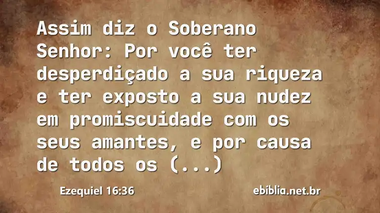 Ezequiel 16:36