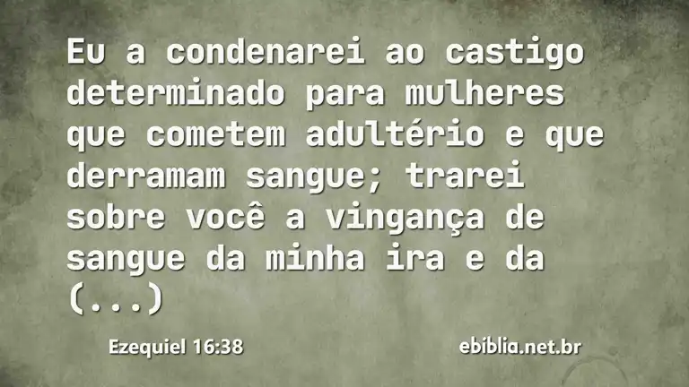 Ezequiel 16:38