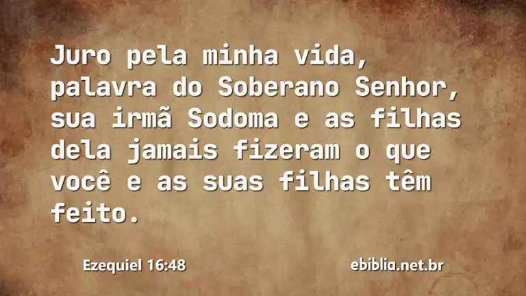 Ezequiel 16:48