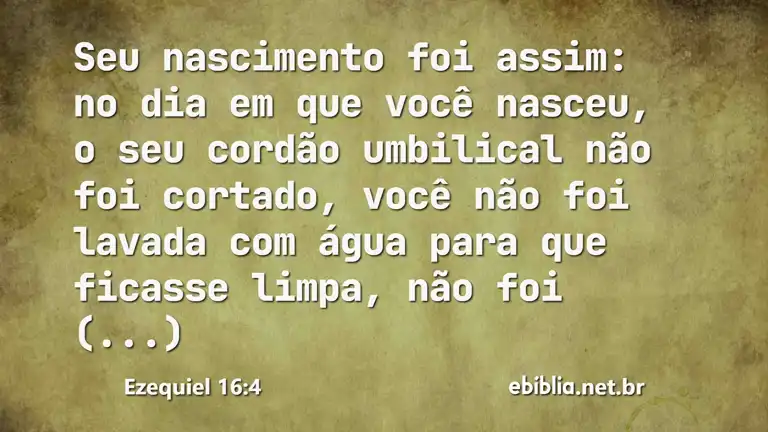 Ezequiel 16:4