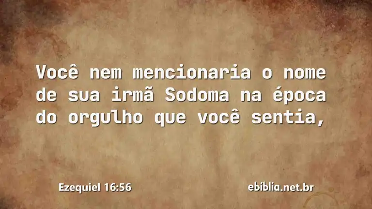 Ezequiel 16:56