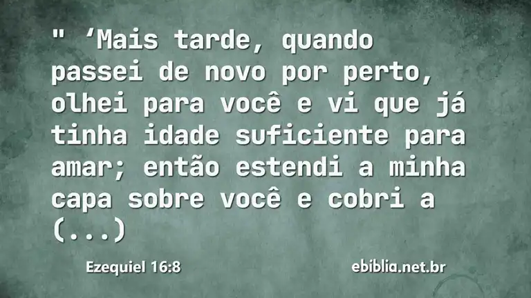 Ezequiel 16:8