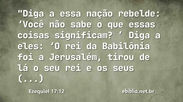 Ezequiel 17:12