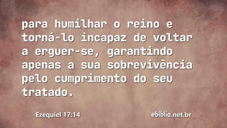 Ezequiel 17:14