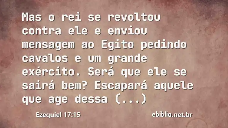 Ezequiel 17:15