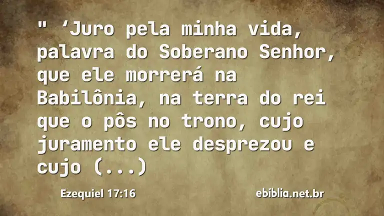 Ezequiel 17:16