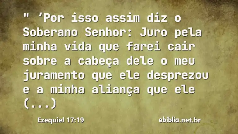 Ezequiel 17:19