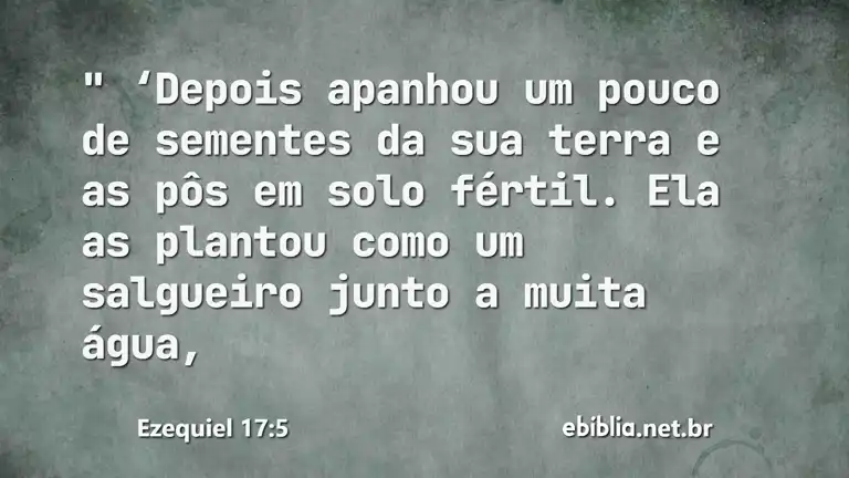 Ezequiel 17:5